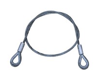 Drahtseil Abschleppseil Seil Länge 3,50m Durchmesser 22mm Endbestückt