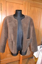 ZARA Lammfelljacke braun NEU!