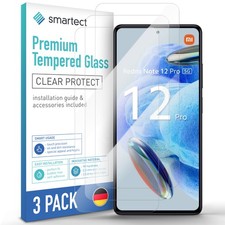 3x Schutzglas Panzerfolie für Xiaomi Redmi Note 12 Pro 5G / 12 Pro Plus Hartglas