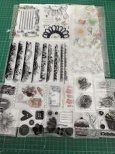 Motivstempel-Konvolut C, Clearstamps, diverse Hersteller