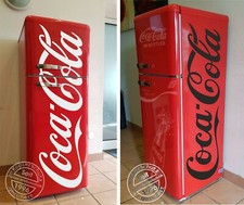 Aufkleber Coca Cola 130cm für ihren Kühlschrank Auto Tür Fenster... Farbauswahl