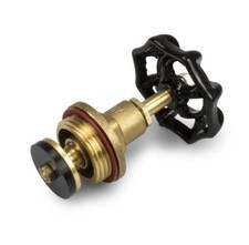 Messingkopf 1/2" und 3/4" für Gusseinventile Auslaufhahn Wasserhahn Kugelhahn