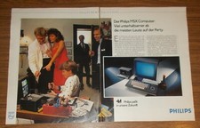 Seltene Werbung PHILIPS MSX Computer - Unterhaltsamer als Leute auf Pary 1985