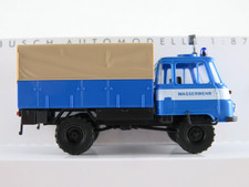 Busch 50252 Robur LO 2002 A Pritsche/Plane (1983) "Wasserwehr" 1:87/H0 NEU/OVP