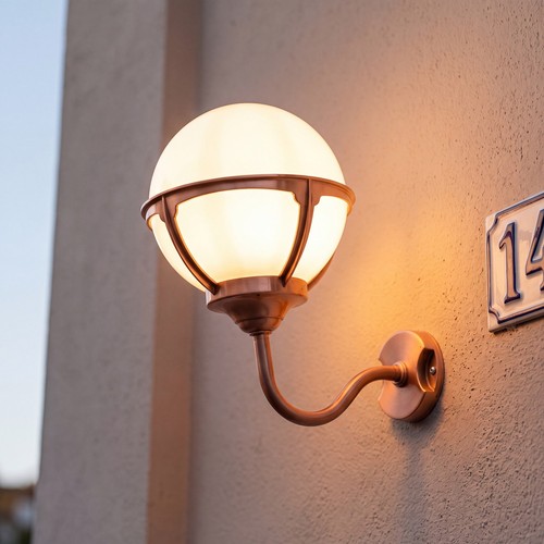 Außenwandlampe kupfer aus - kupfer,