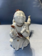 Wallendorf Figur mit Fisch auf Meereswoge Paul Börner