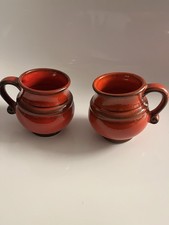 2 Vintage Keramik Becher