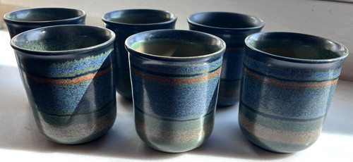 Blau grundige keramik - 6,