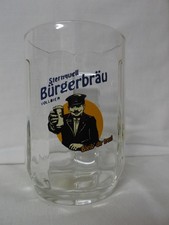 Bierglas "Sternquell - Bürgerbräu" - Henkelglas 0,3 - Sternquell-Brauerei Plauen