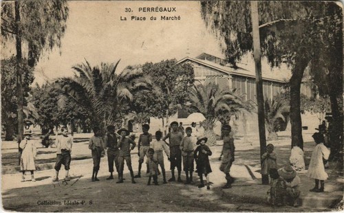 Cpa algeria perregaux place - cpa,