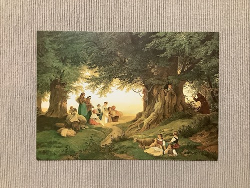 Postkarte abendandacht - 1, postkarte,