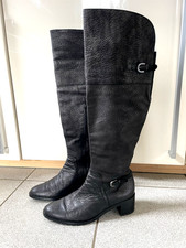 PETER KAISER Stiefel Langschaft schwarz Gr. 37 1/2  (4 ½) echtes Leder TOP