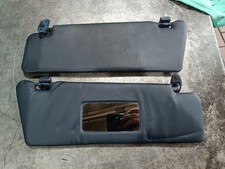 Mercedes-Benz E-Klasse W124 S124 Sonnenblende rechts & links blau mit Spiegel