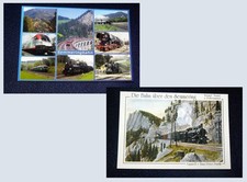 2x AK Semmeringbahn Eisenbahn