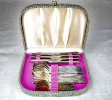 WMF Silberbesteck, Silber 90er Silberauflage, sehr schön, 24 Modell "Heidelberg"