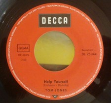 Tom Jones Help Yourself / Day By Day Vinyl Single 7inch NEAR MINT Decca