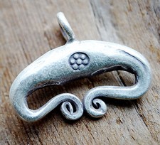Silber Kettenanhänger Geweih Widder Kelten Wikinger Hörner Bulle Kelten Symbol