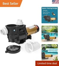 High-Flow 2HP Dual Speed Pool