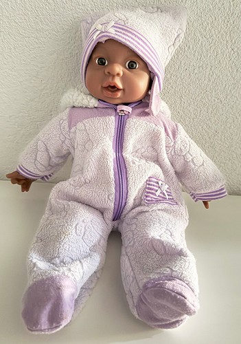 Babypuppe bayer dunkel - 45, cm