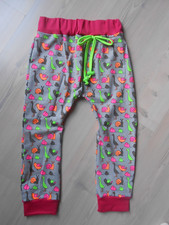 Jersey-Hose Mitwachshose Jogger Handmade Gr. 110-116 -Räuberhose