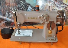 Singer 216 G Zig-Zag Nähmaschine Elektrischer mit Anlasser (Fußpedal) Sehr Gut