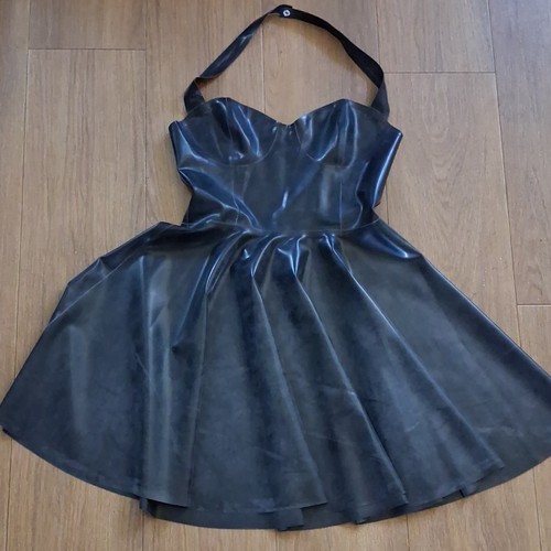 Latex minikleid - gr., /