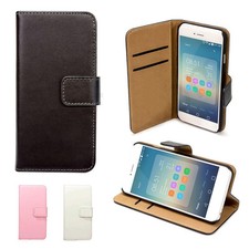 Echt Leder-Tasche Schutz Flip