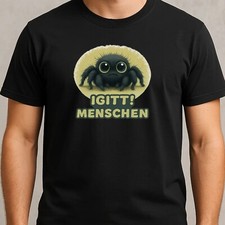 Funshirt Spinne mit Ekelblick