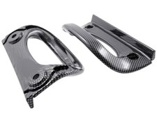 Haltegriffsatz Sozius in Carbon kompatibel für Yamaha Neos MBK Ovetto Roller Set
