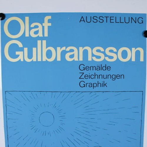 Olaf gulbransson plakat 1965 - olaf,