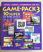 PC CD-ROM Game-Pack 3 mit 10 Super-Spiele Serges Medien 1999 Lode Runner