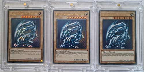 Blauäugiger weißer drache - 3x,