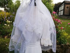 Weißes Hochzeitskleid Gr. 36