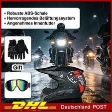 Mit Brille+Handschuh Sturzhelm