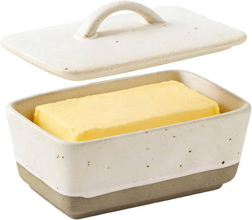 Keramik butterdose mit - keramik,