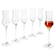 6x Specials Spirits Grappa-Gläser 30ml mit Fuß Likörglas Schnapsgläser mit Stiel
