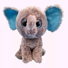 TY Beanie Boos Elefant Peanut Grau Blau 23 cm Glubschi Blaue Aaugen Kuscheltier