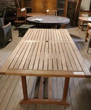 Massiver Holztisch L180 x B90 x H75 cm aus Holz Gartentisch Tisch Terrasse außen