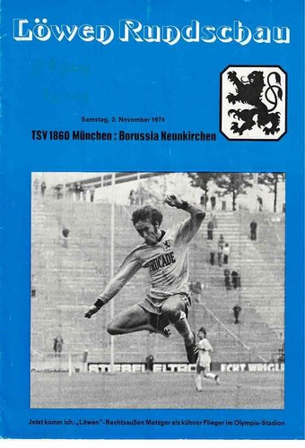 Fussball programmheft 74 - , 74/75