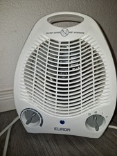 Eurom VK2002 Heizlüfter, Heizung, Lüfter, mit Thermostat, Fan 1000-2000W Weiß