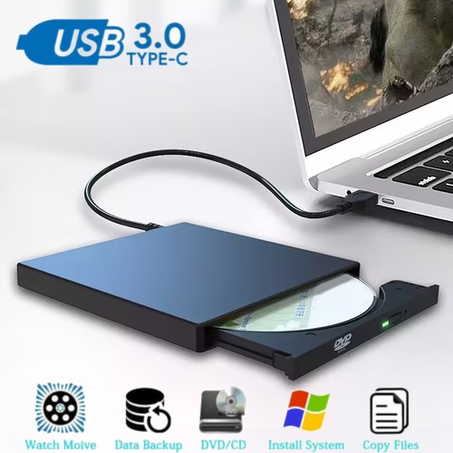 Slim external dvd drive - dvd, rw