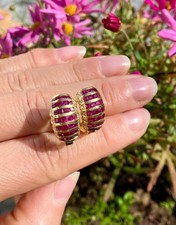 Herrliche Luxus Ohrringe aus