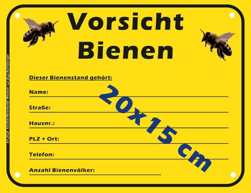 Bienenstand schild - bienenstand,