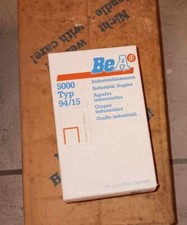 BeA Heftklammer Type 94/15 Edelstahl, nichtrostend, geharzt