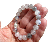 echt Mondstein-Armband mit 10