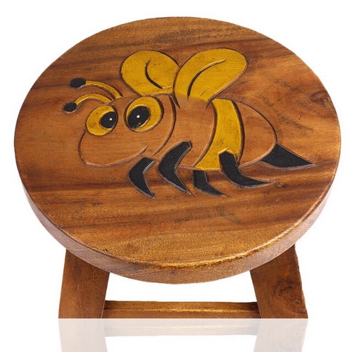 Kinderhocker holz 25cm - kinderhocker,