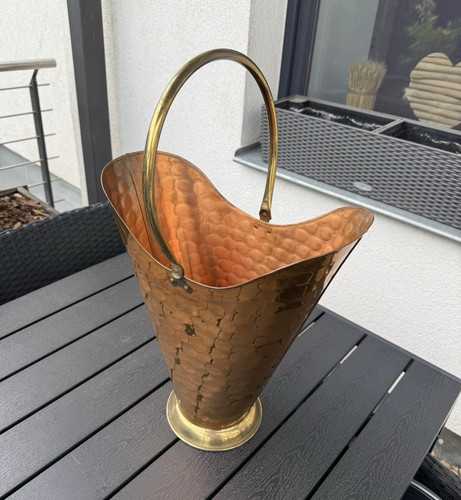 Gehämmerte kupfer messing - gehämmerte, kupfer-messing