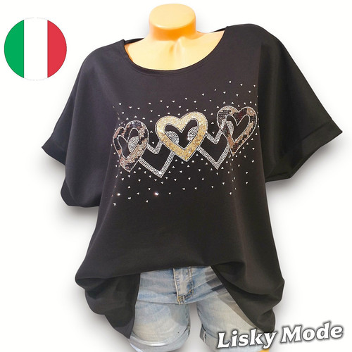Oversized italy damen - damen, shirt