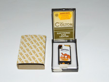 COLTON Vintage Gas Feuerzeug in Original Box mit Camel Werbung