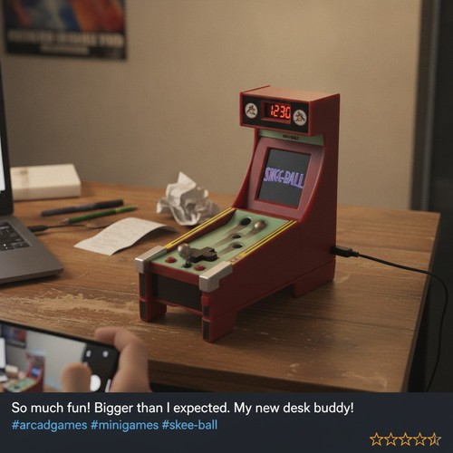Classic skeeball mini - skeeball, arcade